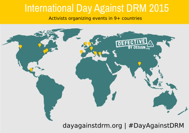 International Day Against DRM - Defective by Design CC-BY